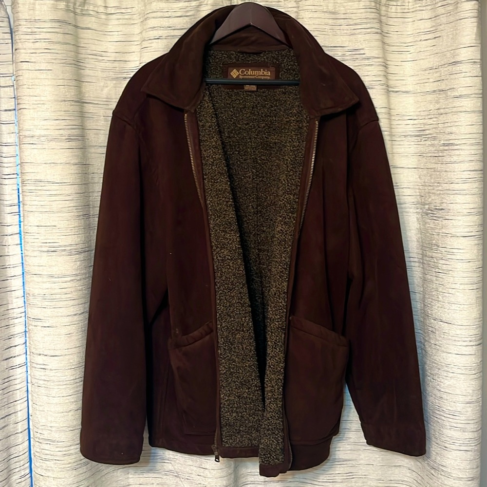Leather Columbia XXXL Jacket used lightly